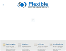 Tablet Screenshot of flexibledoors.co.nz